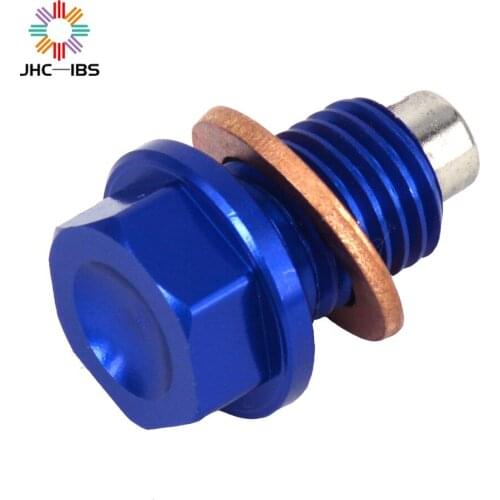 M12xP1.5 Magnetic Oil Drain Plug Bolt Screw For Yamaha YZ250 YZ250X Serow250 XT250X WR250R WR250RX MT-25 MT-03 YZF-R25 YZF-R3