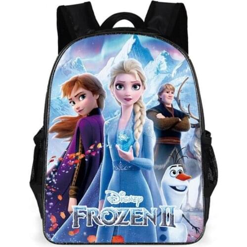 Disney Fashion Children School Bags For Girls Kids Backpack Cartoon Lovely Princess Anna Elsa Bag Schoolbag Mochilas Infantiles