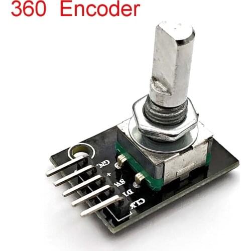 360 Degrees Rotary Encoder Module For Arduino Brick Sensor Switch Development Board KY-040 With Pins