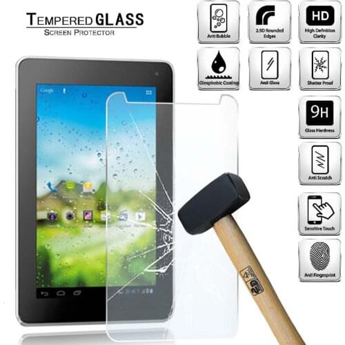 Tablet Tempered Glass Screen Protector Cover for Huawei MediaPad 7 Lite 7.0" Anti-Scratch Anti-Screen Breakage HD Tempered Film
