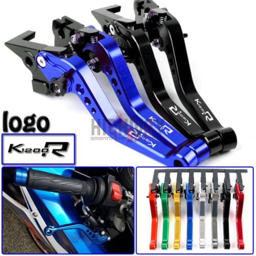 Motorcycle Brake Handle Bar Lever CNC Aluminum Short Adjustable Brake Clutch levers For BMW K1200R K 1200 R SPORT 2006-2008 2007
