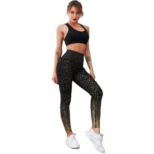Sexy Leggings Women New Hot Stamping Leggings Fitness High Waist Sports Pants Fitness Pants Yo-ga Pants Women Sport Pants