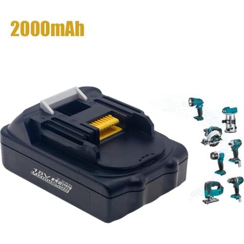 For Makita18V 2.0AH Replacement BL1815 BL1840 BL1820 BL1830 BJV180 LXT400 ML185 DUH DTW DKP DHP BVC BTW Power Tool Battery