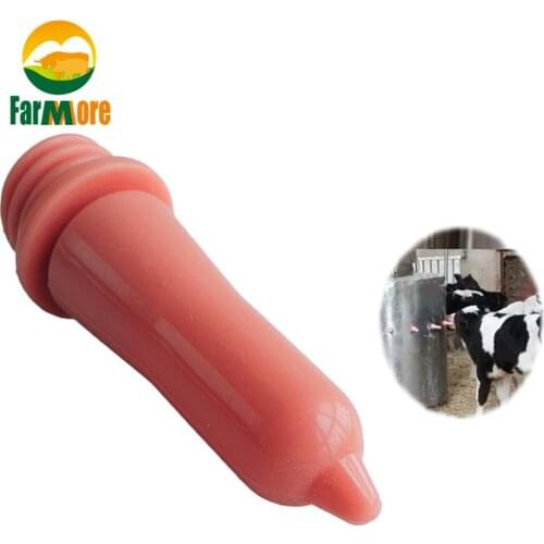 1Pcs Calf Nipple Milk Drink Pacifier Cattle Calf Sheep Feeding Bottle Drinking Water Nipple Farm Animal Drinker Feeder