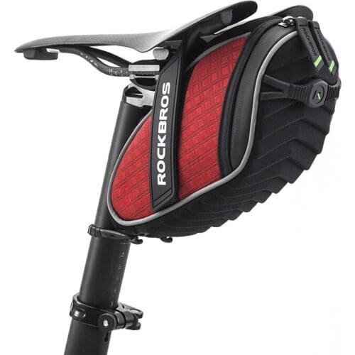 ROCKBROS Bicycle bag tail bag seat tube bag high-capacity highway mountain bike riding back seat baoyuanye
