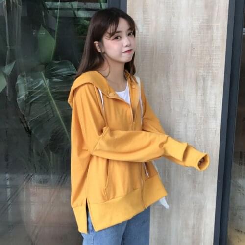 Hooded Sweatshirt Female 2020 Early Autumn Loose Korean Version Of The Tide Harajuku Style Bf Wild For Women Sweatshirt