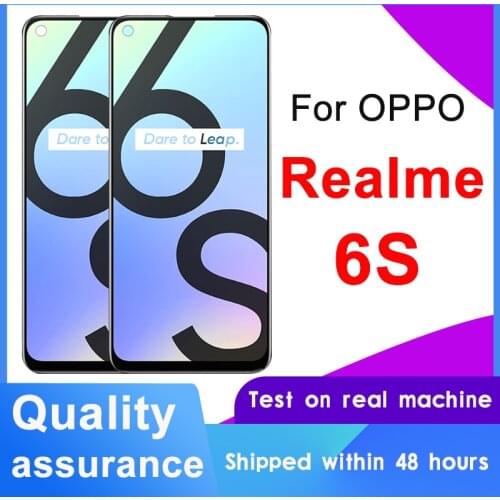 100% Tested 6.5" Display Replacement For OPPO Realme 6S LCD Display Touch Screen Digitizer Assembly For OPPO Realme 6S IPS LCD