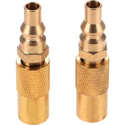 2pcs 1/4inch Low Pressure Quick Disconnect/Connect Conversion Brass fit Blackstone Tabletop Grill 17"/22" Portable Gas Griddle