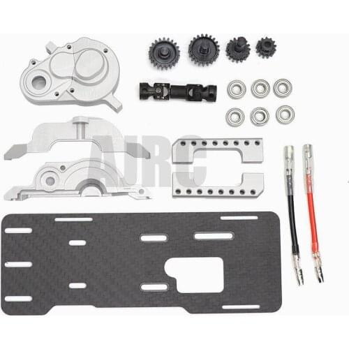 RC TRX-4 accessory front electric gearbox kit for 1:10 Traxxas TRX-4 RC car parts model Defender Bronco K5 G500 TRX6 upgrade