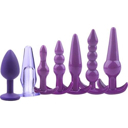 Butt Plug Anal Dildo Plug Erotic Adult Anal Toys Prostate Massager Silicone Anal Plug Beads Sex Toys for Woman Men Gay