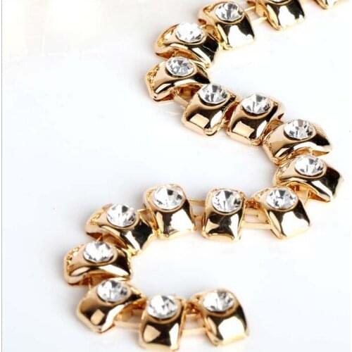 Free Shipping 5 yards Crystal Rhinestone Trim, Rhinestone Applique, Bridal Applique,Wedding Applique,Rhinestone Chain TONG050