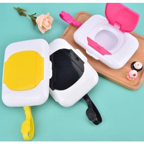 Wet Wipe Pouch Travel-Wipes Case Reusable-Refillable-Wet Wipe Bag Dispenser Box