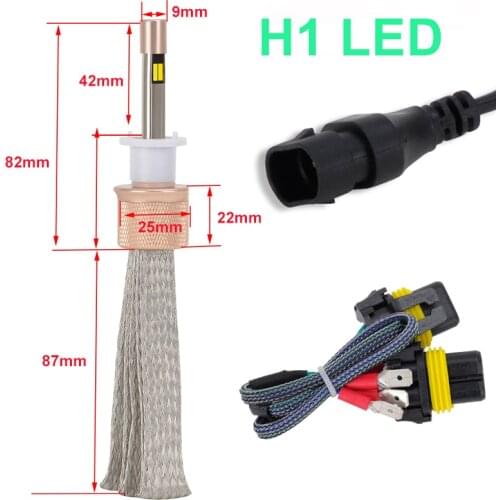 H7 H4 H1 H11 9005 9006 dual color golden White Color Led Headlight Bulbs Conversion Kit Waterproof 11000LM Driving Fog Light