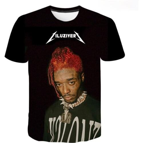 2021hot Sale Singer Lil Uzi Vert 3d Printed T-shirt Unisex Fashion Harajuku Casual Short Sleeve Hip-hop Popular Streetwear Tops