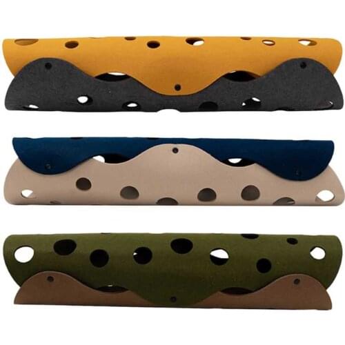 Cat Play Tunnel Hiding Toys Collapsible Tunnel Mat with Multiple Tracking Holes M6CE