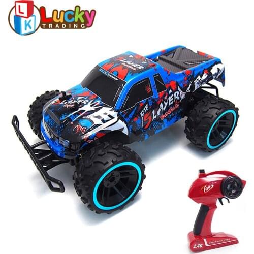 Cool Unique Graffiti Professional High Speed Remote Control Car Truck Toy Radio Control Racing Climbing Monster Car 1:12 Wltoys