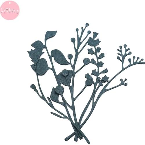 Branches Metal Cutting Dies Scrapbooking Album Paper Cards Making Crafts Embossing Folders Etched Stencil Slimline Card Dies
