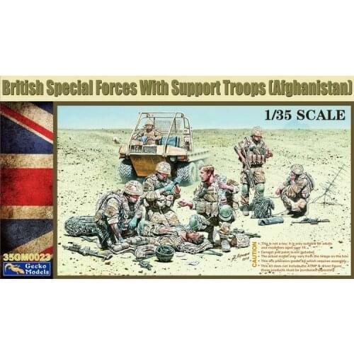 Gecko Models 35GM0023 1/35 British Special Forces w/Support Troops (Not ATMP)