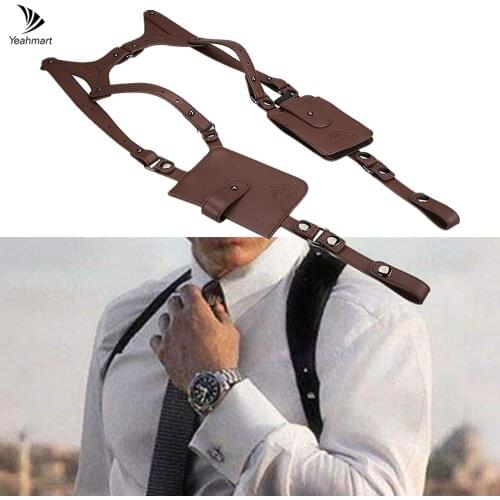 Anti-Theft Hidden Underarm Strap Wallet Pocket Holster Phone Shoulder Holster Bag Leisure Double Shoulder