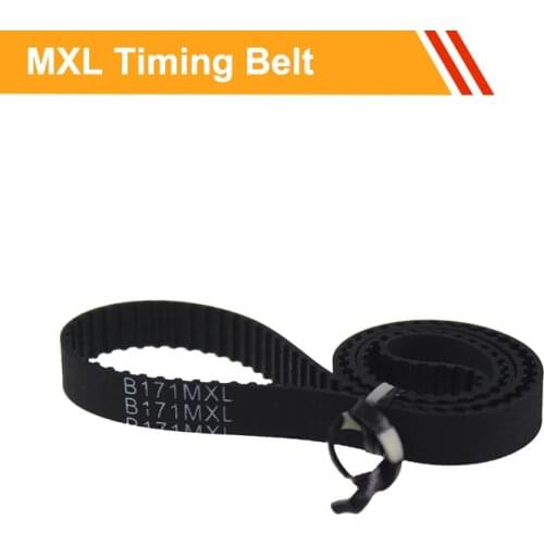 MXL Type Closed loop Rubber Gear Belt Length 132/134/135/147/148/149MXL Rubber Drive Belt 6/10mm Belt Width Timing Belt
