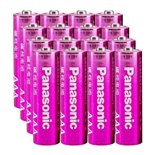 16pcs/lot Panasonic AAA 1.5V LR03 Alkaline Batteries Toys Remote Control Toys Primary & Dry Batteries Brand Battery Pack