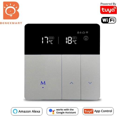 Tuya WiFi Thermostat 220V For Electric or Water/Gas Boiler Floor Heating Work with Alexa Google Home Temperature Controller