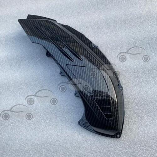 1PC Motorcycle Carbon Fiber Printed ABS Air Filter Cover Trim Cover For YAMAHA NMAX155 2020