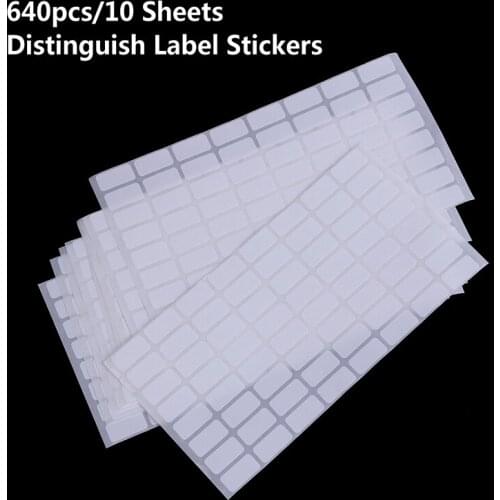 640x Distinguish Label Stickers Diamond Classification Storage Labels