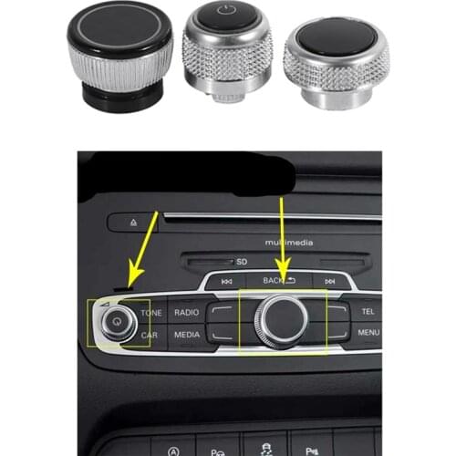 8X0919070B Volume Knob Rotary Button Switch Power Button Without Navigation For- A1 Q3 2011