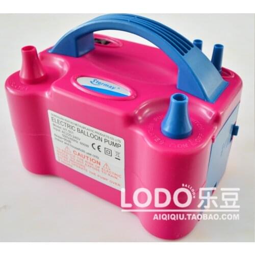Free Shipping 2016 New Double Hole HT-501 High Voltage AC Inflatable Electric Balloons Pump Air Inflator Machine, Free Shipping