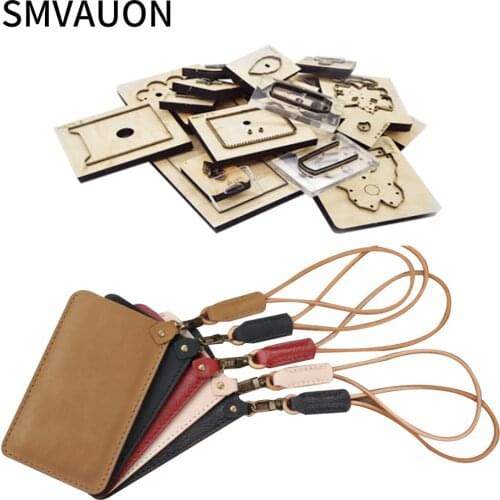 Wooden Die Cutting Diy 2021 Customizable Wallet Card Bag Phone Bag Dies Fille Scrapbooking Suitable For Die-cutting Machines