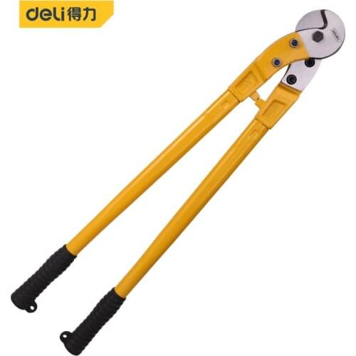 Deli Long Arm Wire Cable Cutter Heavy Duty Electricial Wire Stripper Crimping Pliers Multi-function Wire Cutting Tool