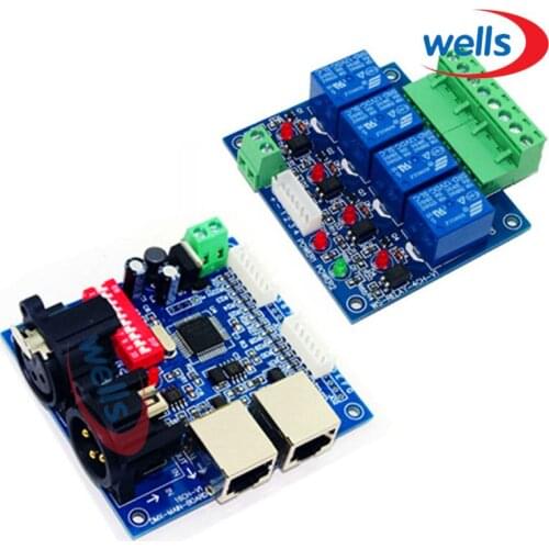 DMX512 4CH Relay switch Controller, DMX relay control,4way relay switch
