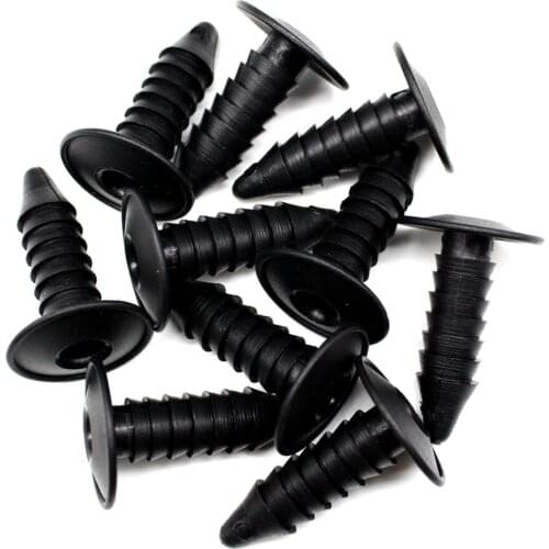 10Pcs Firewall Insulation Retainer Black Nylon Trim Clip For GM 7642589 For AMC 4001934