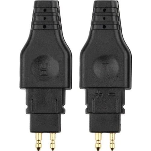 2Pcs Mini Earphone Cable Pin Audio Plug for HD580 HD600 HD650 HD25 Auricolare Aggiornamento Spina del Cavo di-Linea con HD Spina