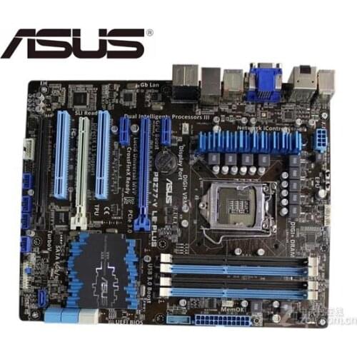 Asus P8Z77-V LE PLUS Desktop Motherboard LGA 1155 DDR3 32GB USB3.0 for I3 I5 I7 CPU Z77 motherboard