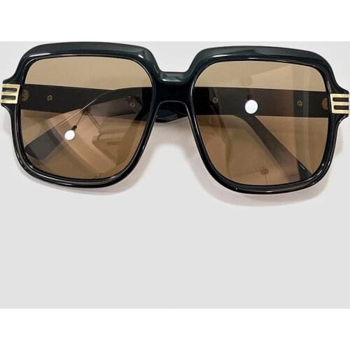 Square Fashion Sunglasses Women Vintage Luxury Brand Designer Black Glasses Sun Glasses For Female UV400 Eyewear Shades