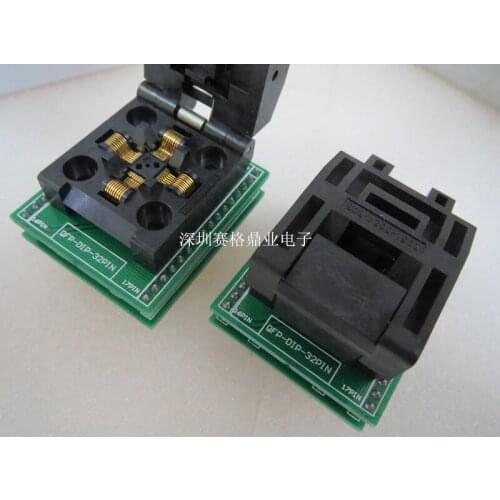 Original YAMAICHI IC Test Seat IC51-0324-805 Burning Programme TQFP32 QFP32 Socket Adapter Spacing of 0.5