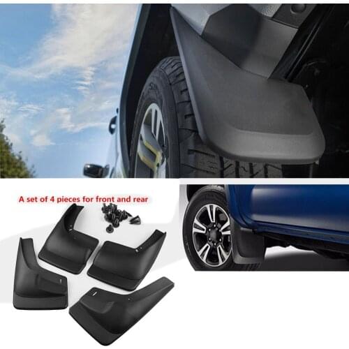 Front Rear Splash Mud Splash Guards Flaps for 99-07 Silverado W/Fender Flares GMC 97-07 Sierra 1500 01-07 Sierra 2500