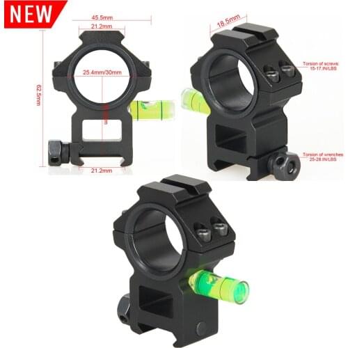 PPT Tactical 25.4MM to 30MM Scope Mount With Level Bubble HS24-0206