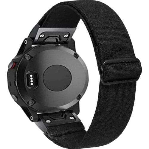 26mm Quick Fit Watch Strap For Garmin Fenix 6X Pro 5X Plus 3HR TACTIX DELTA Enduro Nylon Loop Elastic Band Watch Wristband