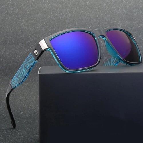 Classic Square Frame Sports Sunglasses Men Women Wrap Retro Decorative Glasses Photochromic Sun