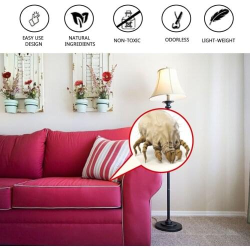 Dust Mite Killing Spray for Home Beds Indoor Clean Mite Exterminating Bedbug Killer wzpi