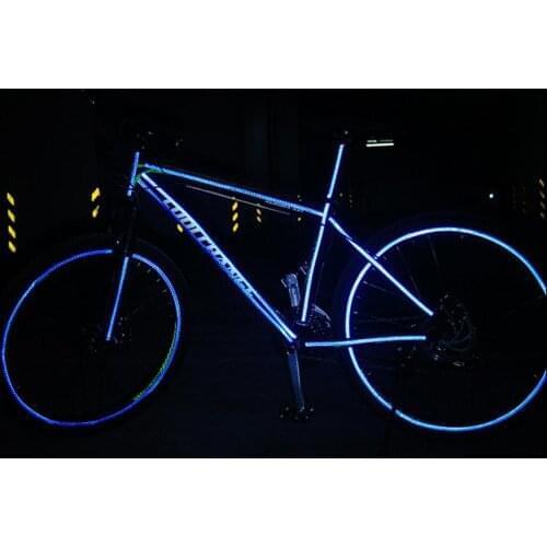 Mounchain Bike Bicycle Reflective Sticker Tape Noctilucent Waterproof Fluorescent Bike Decoration Bicycle Cycling Accessories