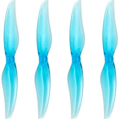 TCMMRC 8Pcs Gemfan Hurricane 4024 2-Blade 1.5mm Shaft Propeller for Eachine Shadow Fiend LR 4" FPV Racing RC Drone