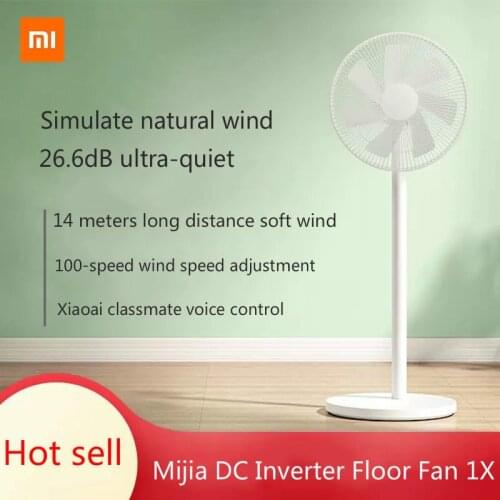 Xiaomi Mijia Fan 1X Floor Fan Household Mute Air Circulation Fan DC Frequency Conversion Vertical Desktop Fan