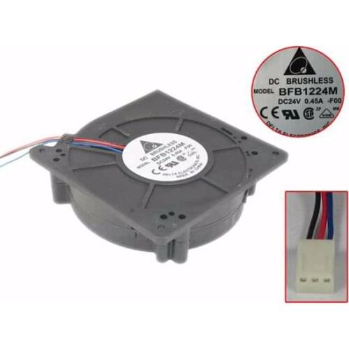 Delta Electronics BFB1224M F00 DC 24V 0.45A 120x120x32mm 3-Wire Server Cooling Fan