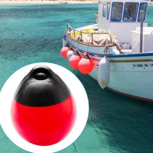 9.8' x 11.8' Black Tip Boat Fender Heavy Duty Bumper Dock Shield Protection