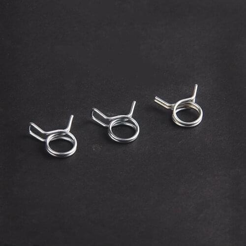 Free shipping Custom 50pcs M6-M23 Fuel Line Hose Tubing Spring Clips Clamps Assortment Kit for Motorcycle Scooter ATV