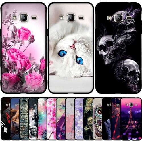 For Samsung Galaxy J3 2016 J320 J320F Case Lovely Soft Silicone TPU Cases Cover for Samsung J3 2016 J320 Cute Case Flower Anime